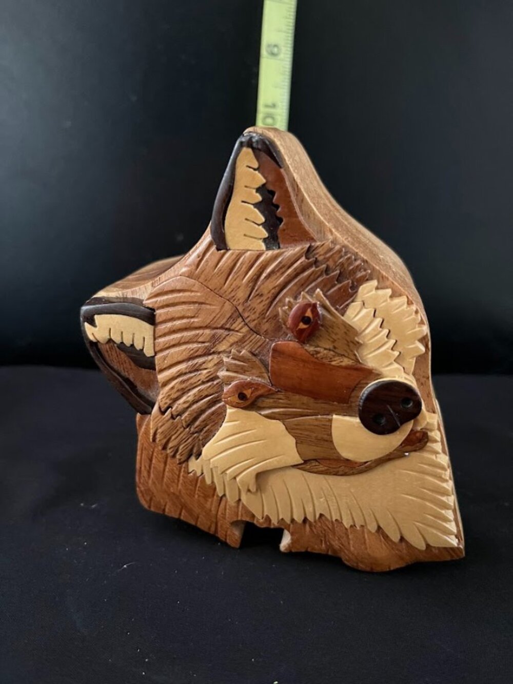 Wolf Secret Puzzle Box